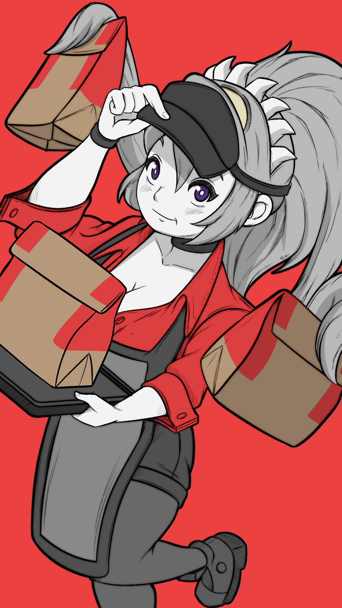 Smug_Work's tweet image. Filia bringing the chicken.
#Skullgirls #FiliaAppreciationCollab #skullgirlsfanart #fanart