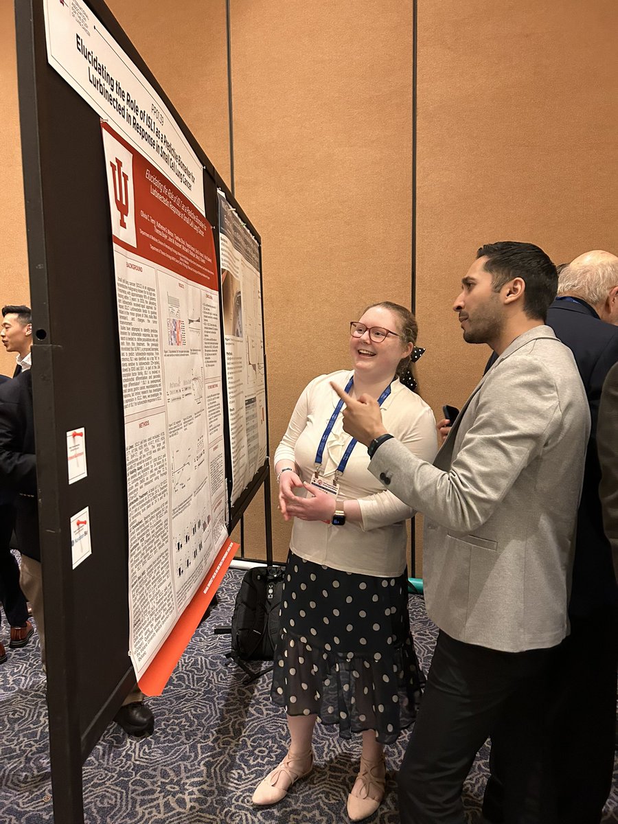 Misty Dawn Shields (@drshieldsmd) on Twitter photo Beyond proud of my team in the <a href="/TheShieldsLab/">The Shields Lab</a> for their hard work on predictive biomarker identification & translational validation for lurbinectedin. A memorable moment to see my graduate student <a href="/OTtheScientist/">Olivia T</a> shine at #TTLC2025 poster session.
<a href="/IUCancerCenter/">IU Simon Comprehensive Cancer Center</a> <a href="/SclcSMASHERS/">SmallCellSMASHERS</a> Beyond proud of my team in the <a href="/TheShieldsLab/">The Shields Lab</a> for their hard work on predictive biomarker identification & translational validation for lurbinectedin. A memorable moment to see my graduate student <a href="/OTtheScientist/">Olivia T</a> shine at #TTLC2025 poster session.
<a href="/IUCancerCenter/">IU Simon Comprehensive Cancer Center</a> <a href="/SclcSMASHERS/">SmallCellSMASHERS</a>