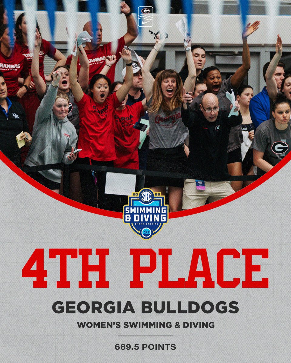 4⃣ is the number for the Dawgs! 🐶

#SECSD25 | #GoDawgs 🐾