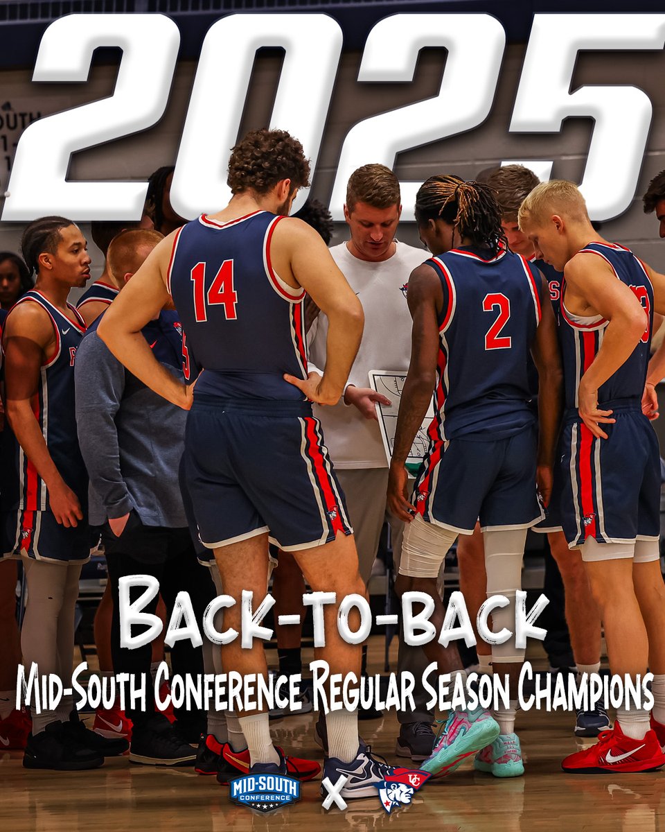 THE PATS ARE YOUR 2025 MSC REGULAR SEASON CHAMPS🏆🏆

UC take the top seed heading into the tournament and win their second-straight regular season title!

#OneBigTeam