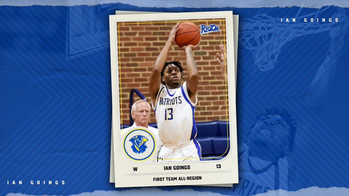 Here are our All-Region First Team recipients!

Kam Rodriguez All-Region First Team
Ian Goings All-Region First Team
Caleb Jenkins All-Region First Team

#PATSHOOPS #PHAMILY