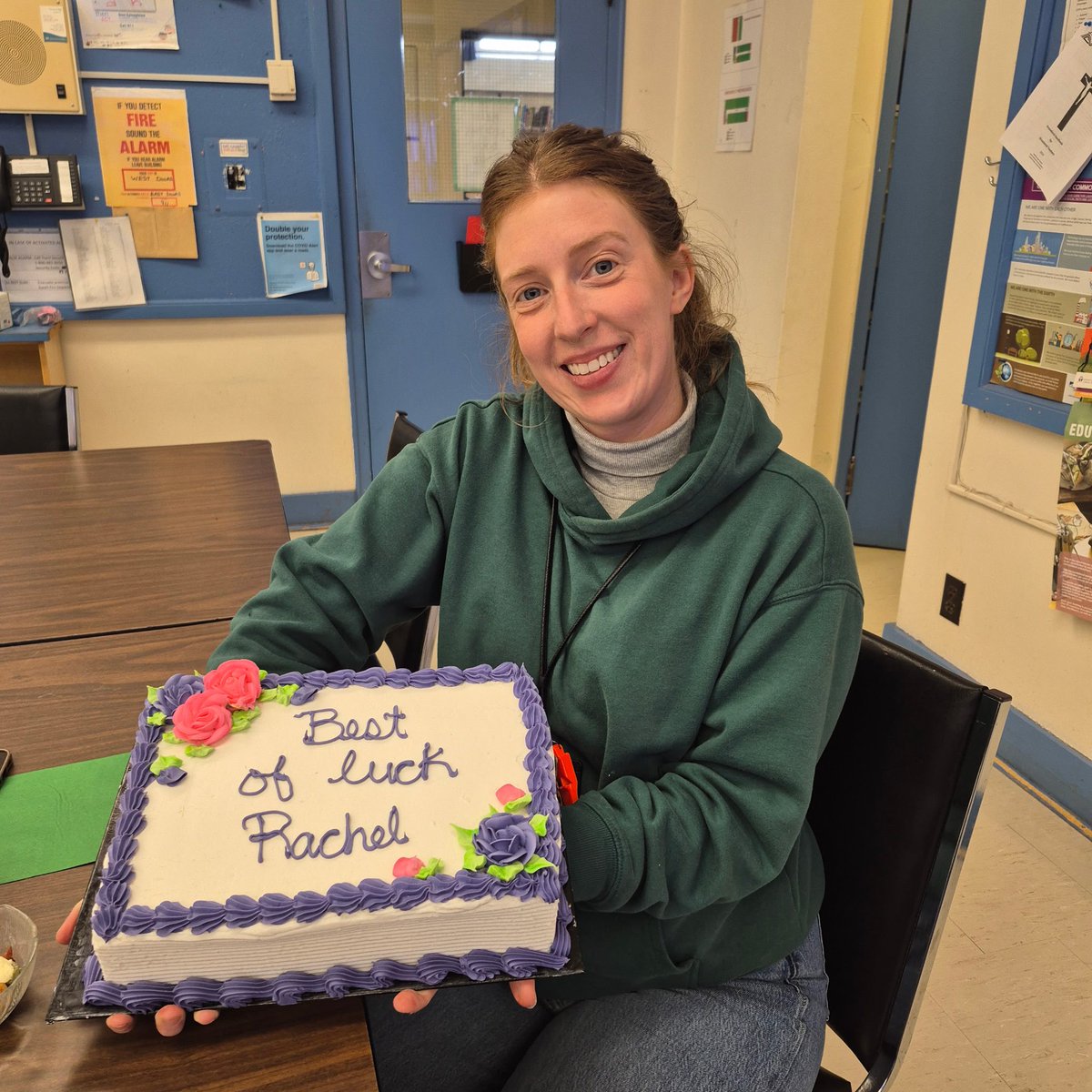 Yesterday we said “see you later” to Ms. Jury.  We wish her well in her new position and we know she will be amazing!!  Thank you for everything you have done for us at St. Mary!  #pvnccdsb