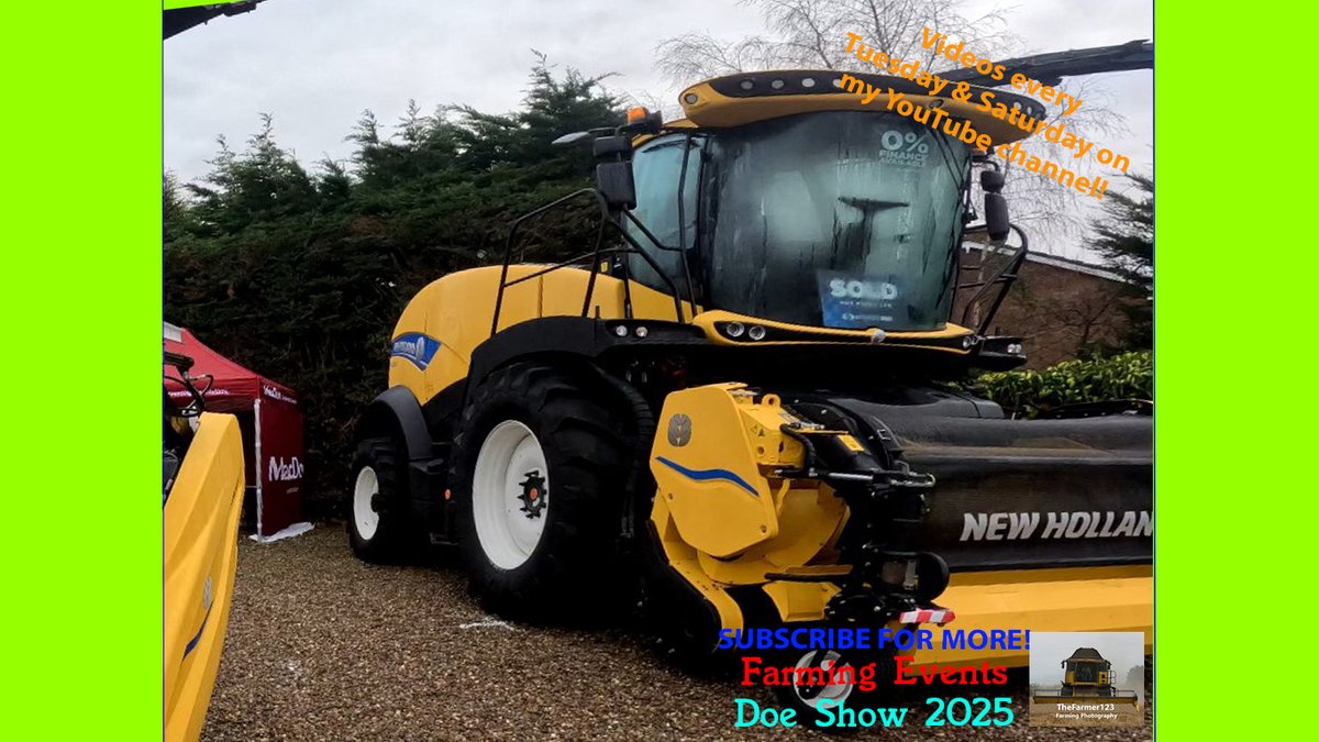 TheFarmer123YT's tweet image. Farming Events - Doe Show 2025: A Walk around the new  New Holland machinery. Video live on my channel - Check it out youtube.com/watch?v=woKyQ1… Thanks! @ErnestDoeSons @NewHollandAG  #DoeShow #NewHolland #Farming #FarmingPhotography #Agriculture