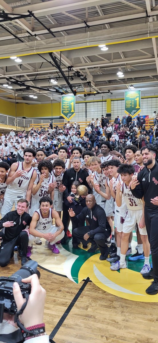 Congratulations to Saint Peters Prep on winning the Boys Hudson County Basketball tournament.