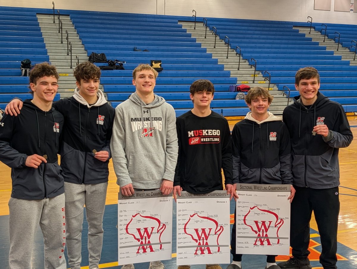 Muskego Wrestling (@wrestlemuskego) on Twitter photo <a href="/WrestleMuskego/">Muskego Wrestling</a> super 6 WIAA State Qualifiers!
Blake Hofmeister
Brady Austin
Cole Reid
Cael Zelinski
Mason Techmeier
Tim Schanen
<a href="/1WarriorMHS/">1WARRIOR</a> <a href="/MHSBavlnka/">Andrew Bavlnka</a> <a href="/Sports_Freeman/">Freeman Sports</a> <a href="/MNSDIrvine/">Todd Irvine</a> <a href="/WrestleMuskego/">Muskego Wrestling</a> super 6 WIAA State Qualifiers!
Blake Hofmeister
Brady Austin
Cole Reid
Cael Zelinski
Mason Techmeier
Tim Schanen
<a href="/1WarriorMHS/">1WARRIOR</a> <a href="/MHSBavlnka/">Andrew Bavlnka</a> <a href="/Sports_Freeman/">Freeman Sports</a> <a href="/MNSDIrvine/">Todd Irvine</a>