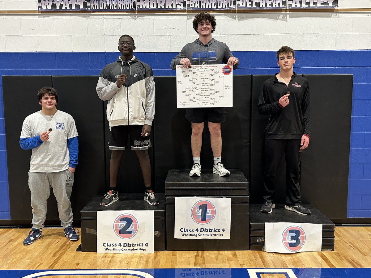 Kellen Laws (@coach_laws) on Twitter photo Class 4 District 4 Champion at 215 lbs. from <a href="/LJaysWrestling/">Coach Brewer</a> is <a href="/BindelMasen/">Masen Bindel</a>.
<a href="/LHSBlueJays/">Liberty HS Athletics</a> <a href="/BrickerDixon/">Bricker Dixon</a> <a href="/victorywrestlin/">Smith</a> Class 4 District 4 Champion at 215 lbs. from <a href="/LJaysWrestling/">Coach Brewer</a> is <a href="/BindelMasen/">Masen Bindel</a>.
<a href="/LHSBlueJays/">Liberty HS Athletics</a> <a href="/BrickerDixon/">Bricker Dixon</a> <a href="/victorywrestlin/">Smith</a>