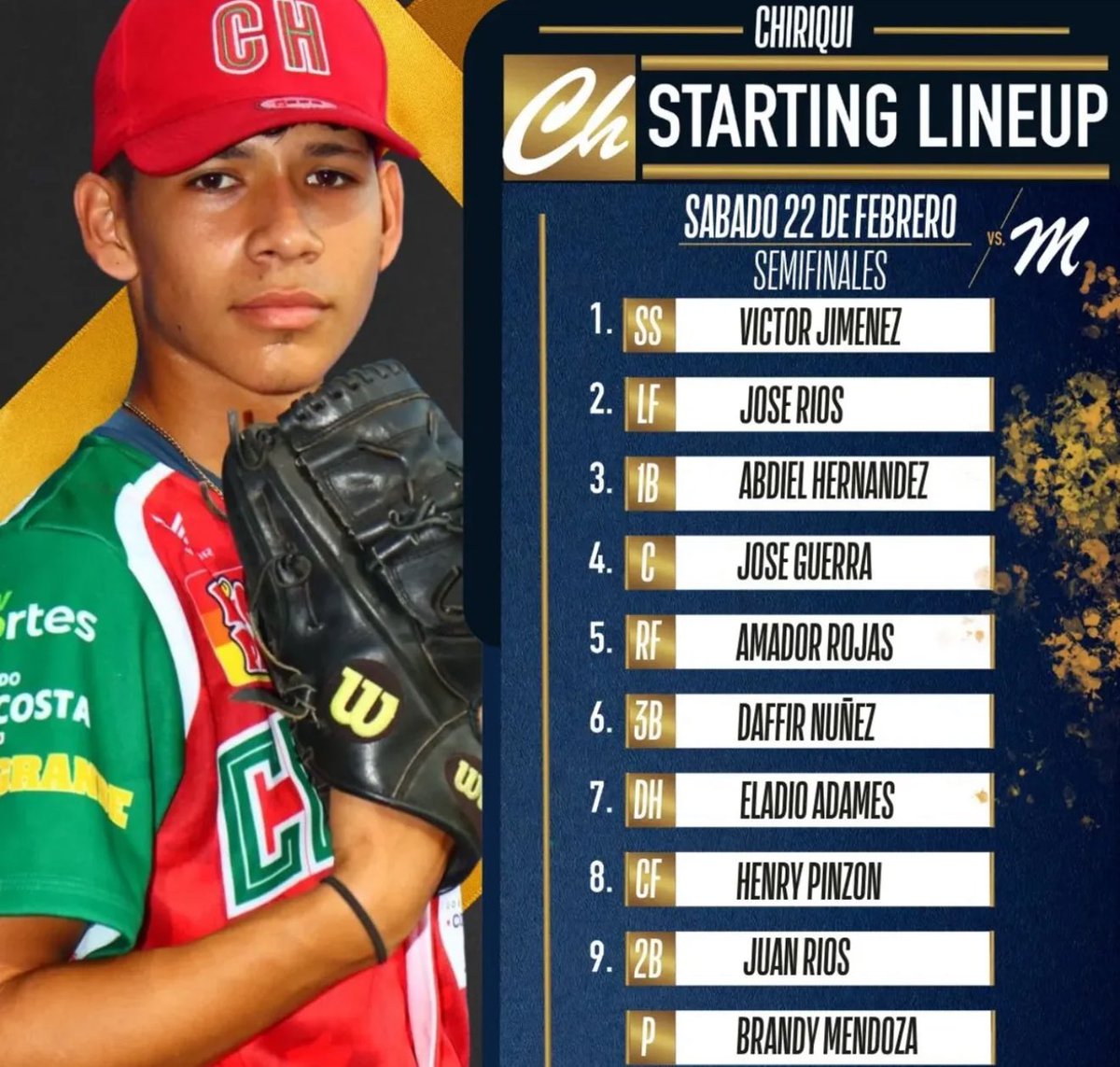 tvmaxdeportes's tweet photo. ¡¡ALINEACIÓN CONFIRMADAS!! Así salen Chiriquí y Panamá Metro por el 6to partido de la serie semifinal del Béisbol Juvenil 2025.
IMPERDIBLE POR TVMAX . #FullBeis #BeisbolJuvenil2025 https://t.co/kZXQQSrgMT