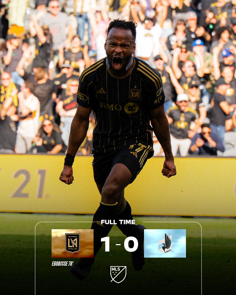 MLS's tweet photo. ⚽ OPENING WEEKEND SCORES ⚽

@LAFC kickoff the 2025 season with a W, remaining undefeated on opening day for 8 straight years. https://t.co/Riq35CjUcC