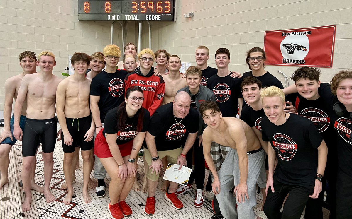 Another great day to be a Dragon! These boys brought it today. They left everything in the water. 

2 School Records 
1 Regional Diver qualifier 
2nd place finish 

I very proud everyone of them. The heart they showed all day. I am proud to be their coach.

<a href="/Dragons_Swim/">New Pal Dragons Swim & Dive</a>