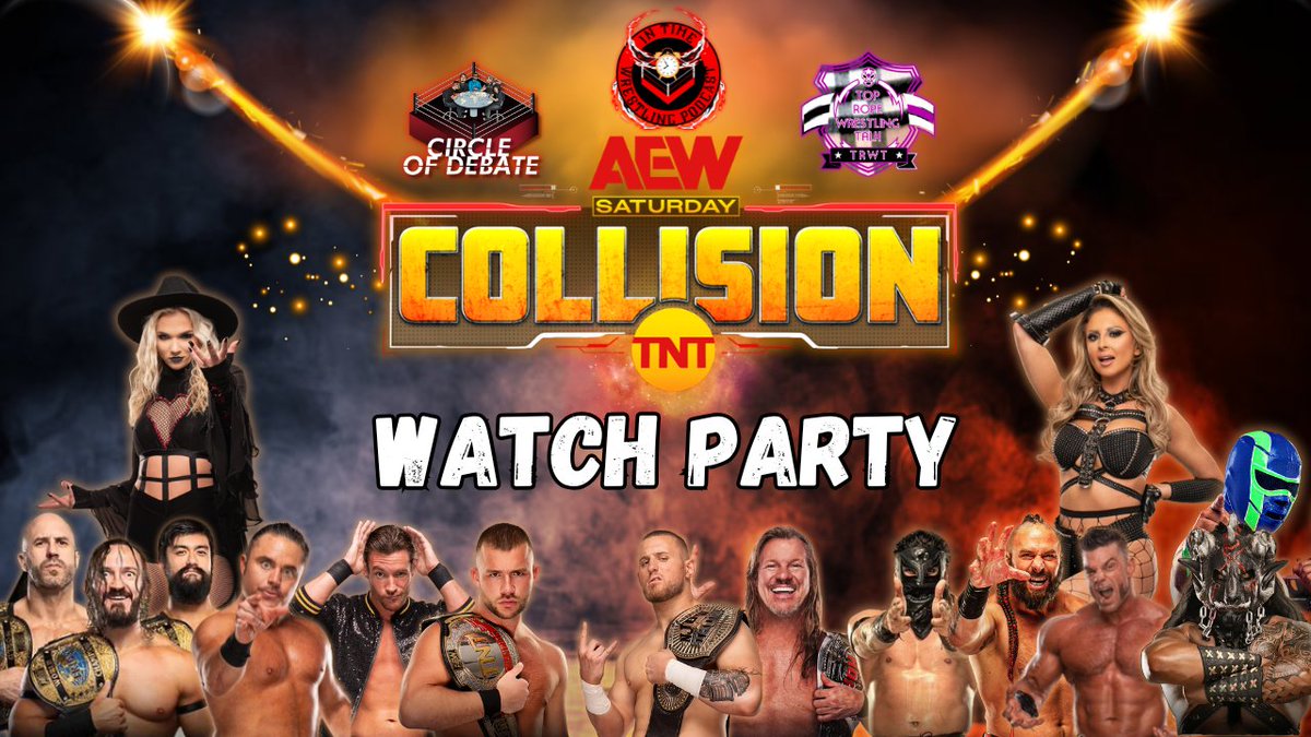 JUSTIN (@justintime211) on Twitter photo Within the hour, come join The Debate Network Family on the <a href="/CircleOfDebate/">Circle Of Debate</a> YouTube for some wrestling talk and the #AEWCollision watch party
Click the link to join the chat, like and share the video, subscribe and hit the bell icon for all notifications
youtube.com/live/vCI4UVSy_… Within the hour, come join The Debate Network Family on the <a href="/CircleOfDebate/">Circle Of Debate</a> YouTube for some wrestling talk and the #AEWCollision watch party
Click the link to join the chat, like and share the video, subscribe and hit the bell icon for all notifications
youtube.com/live/vCI4UVSy_…
