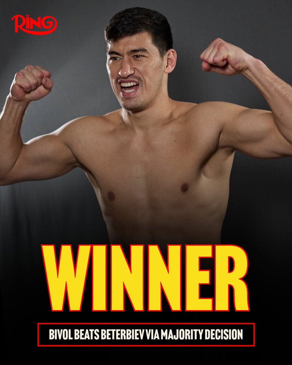 ‼️ Dmitry Bivol BEATS Artur Beterbiev by majority decision to win the undisputed Ring, WBA, WBC, IBF &amp; WBO light-heavyweight world titles. What a performance, Bivol gets revenge.