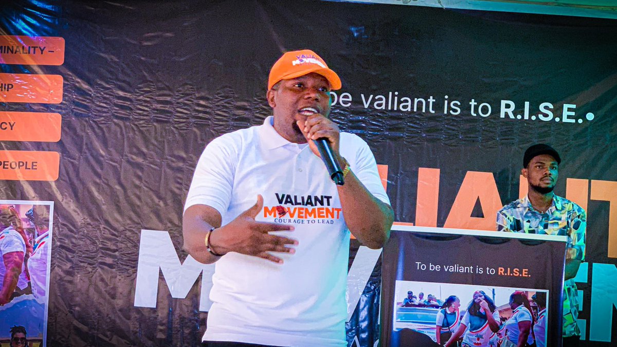 ValiantMovement's tweet image. Valiant movement unveiled by His Excellency VCO. Let the music begin
