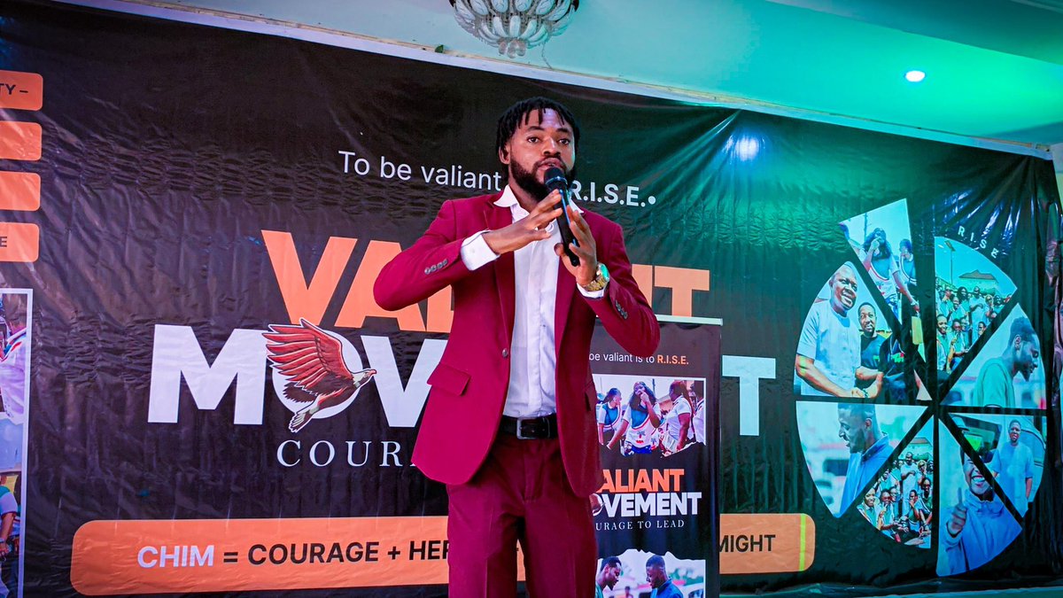 ValiantMovement's tweet image. Valiant movement unveiled by His Excellency VCO. Let the music begin