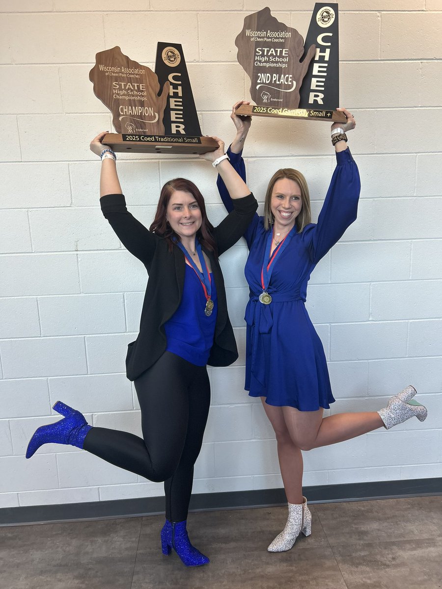 Oak Creek High School Varsity Cheer (@cheer_oc) on Twitter photo Introducing your 2025 Coed Traditional Small STATE CHAMPIONS 🥇 and Coed Gameday Small+ Runner-Up 🥈 #StateChamps #Coed #Gameday #ComebackSeason #WeNotMe #OCCForLife <a href="/Athletics_OCHS/">Knights Athletics</a> <a href="/OCFSD/">Oak Creek Schools</a> Introducing your 2025 Coed Traditional Small STATE CHAMPIONS 🥇 and Coed Gameday Small+ Runner-Up 🥈 #StateChamps #Coed #Gameday #ComebackSeason #WeNotMe #OCCForLife <a href="/Athletics_OCHS/">Knights Athletics</a> <a href="/OCFSD/">Oak Creek Schools</a>