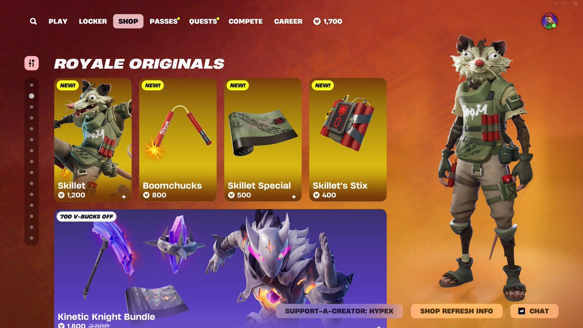 THE UGLIEST SKIN IN FORTNITE IS OUT NOW 😭

GET IT HERE: fortnite.com/item-shop?crea…

Use Code "HYPEX" If you'd like to support me ❤️ #EpicPartner