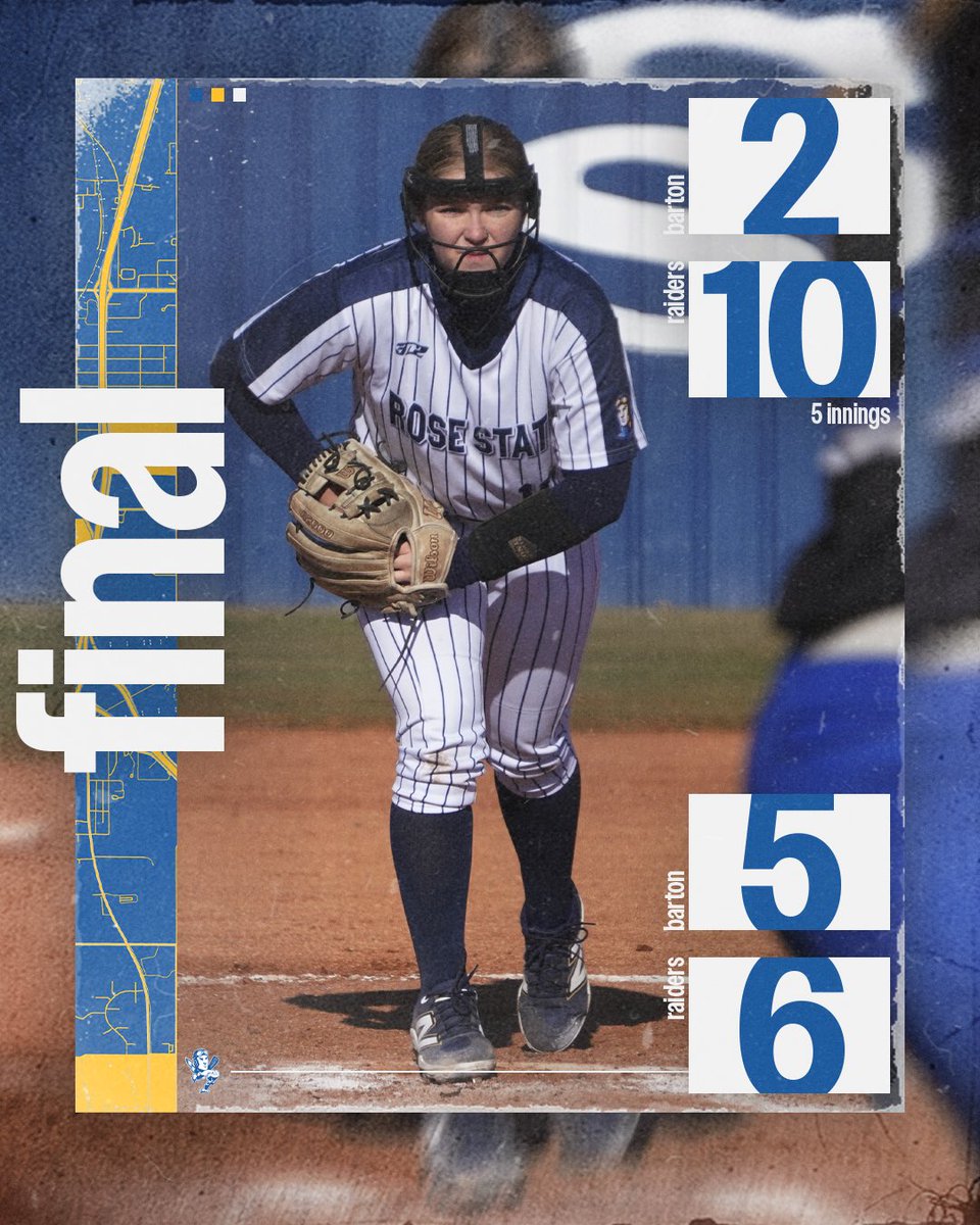 rscraiders's tweet photo. 𝐒𝐚𝐭𝐮𝐫𝐝𝐚𝐲 𝒔𝒘𝒆𝒆𝒑 🧹

G1 | Barton 2, 𝐑𝐚𝐢𝐝𝐞𝐫𝐬 𝟏𝟎 (5 innings)

G2 | Barton 5, 𝐑𝐚𝐢𝐝𝐞𝐫𝐬 𝟔 

Back at home Monday against Navarro at 1/3pm. 

#RaiderVictory | @RSC_Softball https://t.co/vIQWCrZL68