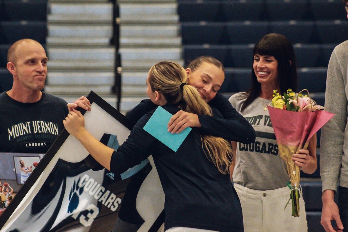 MVNU Athletics (@mvnu_cougars) on Twitter photo .<a href="/mvnuWBB/">MVNU Women's Basketball</a> got to honor its three seniors prior to its win against Grace College! Thank you to Katie Sprang, Grace Vermilya, and Emily Walker! .<a href="/mvnuWBB/">MVNU Women's Basketball</a> got to honor its three seniors prior to its win against Grace College! Thank you to Katie Sprang, Grace Vermilya, and Emily Walker!