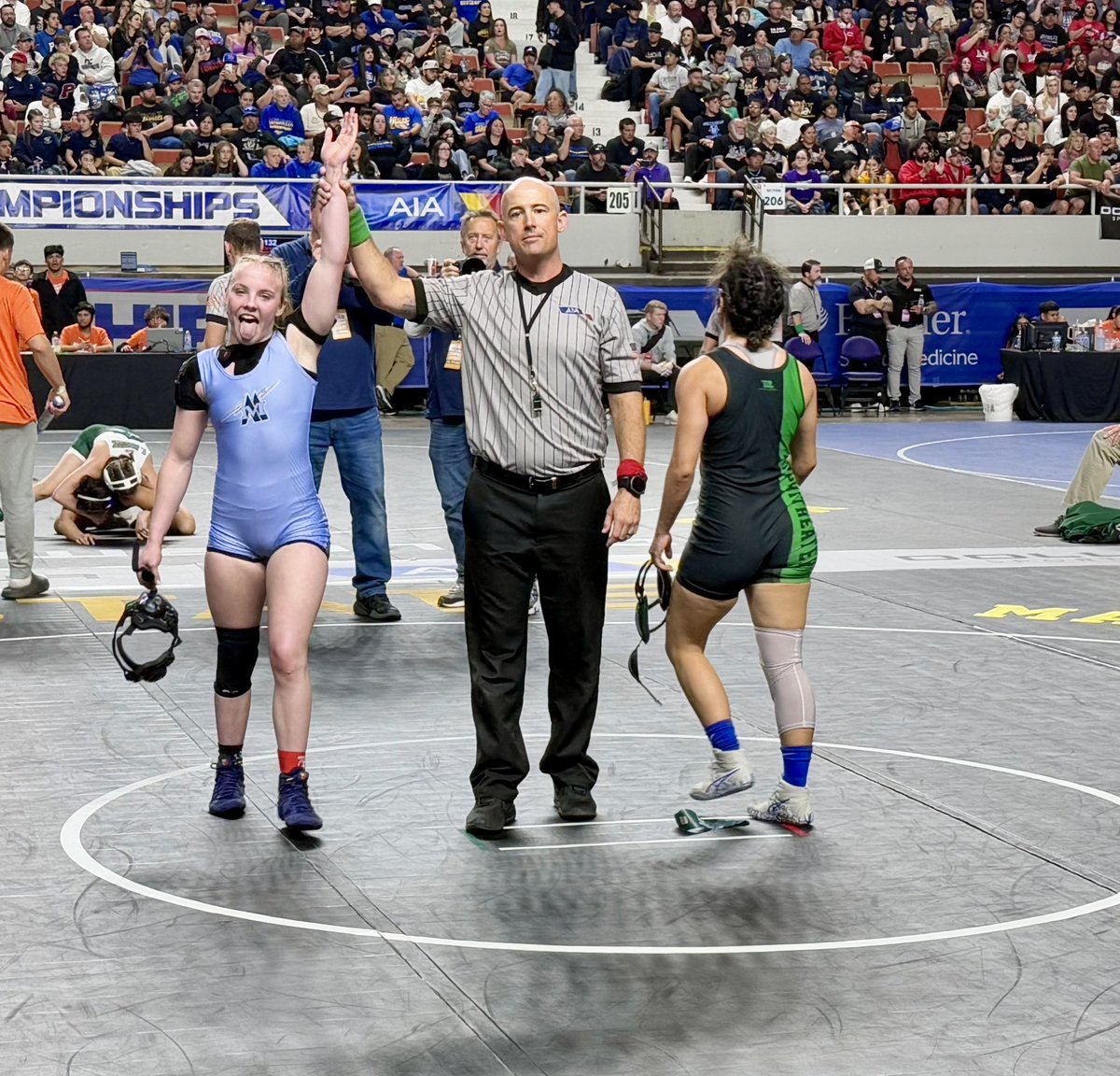 2X champion  Madeline Mench of Mica Mountain <a href="/MicaMountainWr1/">Mica Mountain Wrestling</a>
