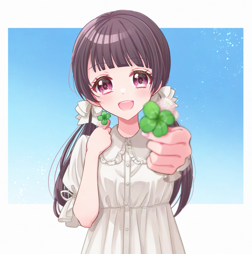 ichico_mkmk's tweet image. I wish you happiness🍀

#イラスト #Illustration
