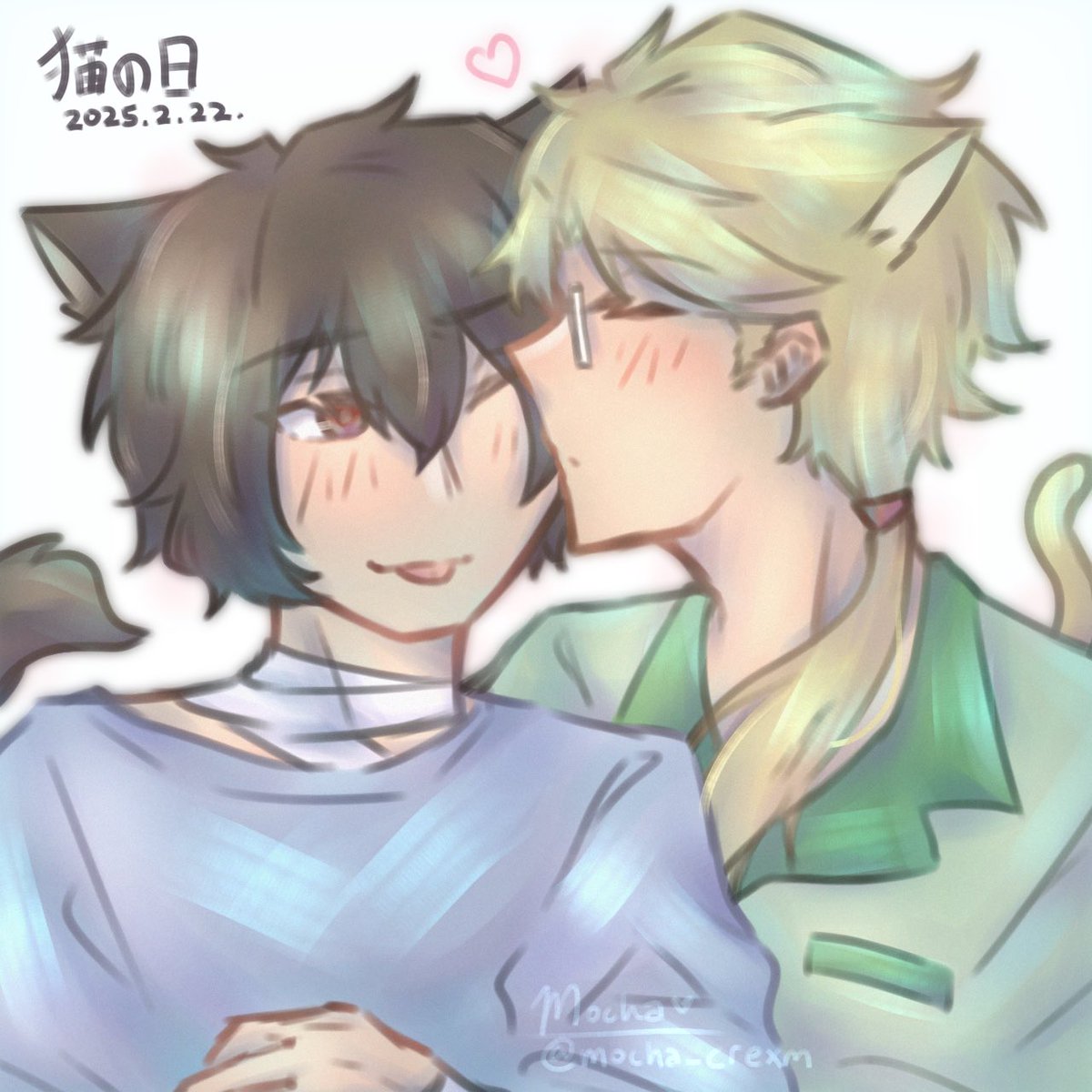 🐈の日　２.２２．happy cat day! 🐾
#kunikidazai #kunidazai #kunizai #knkdz #kndz #BSD #国太