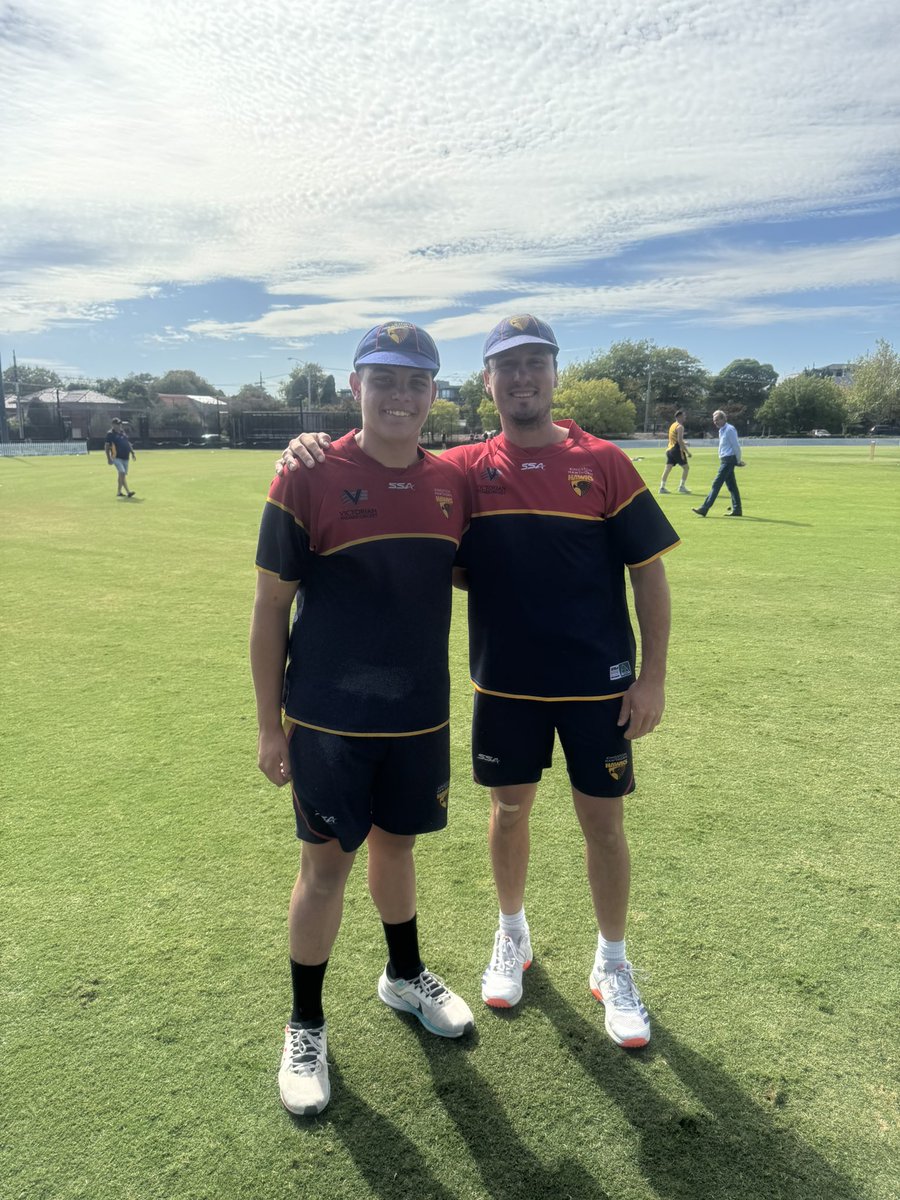 carnegiemick's tweet photo. Proud moment @HawksKH 1st XI debut #Cap88 #Victorianpremiercricket https://t.co/YggVSBPgSy