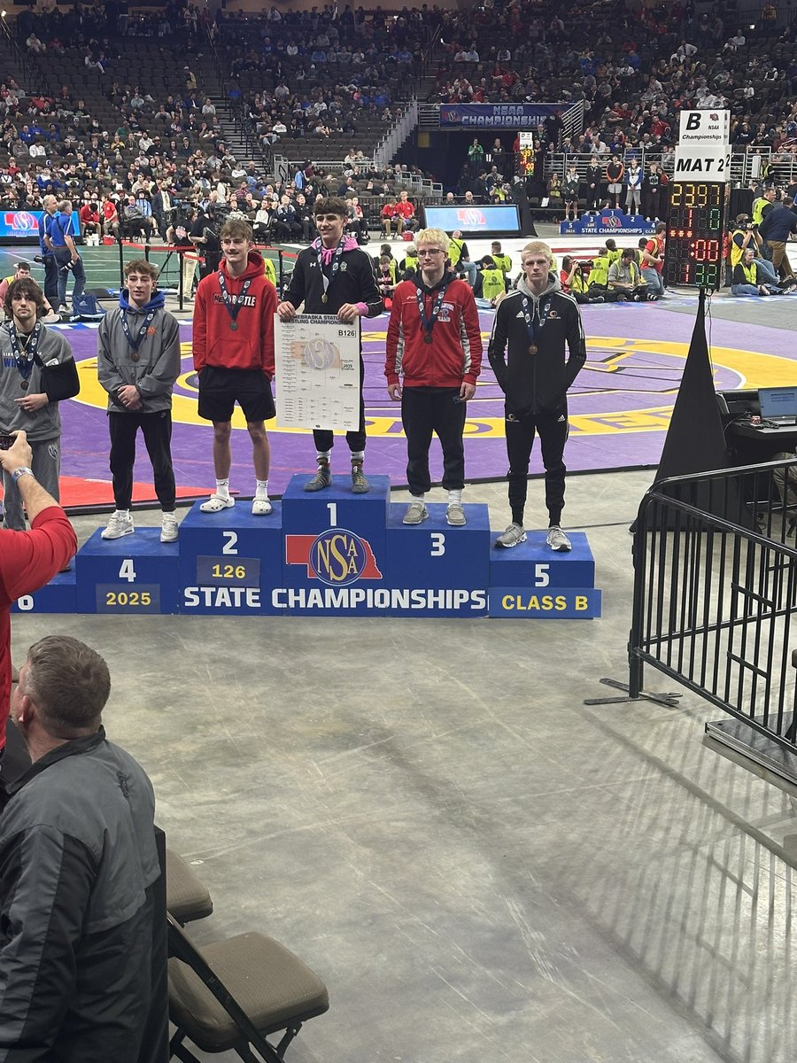 Congratulations Cole Karlin on your 5th place medal this year!!! Way to work hard and dedicate yourself!! Next year will be great! #orangmenwrestling #Karlin5thplace