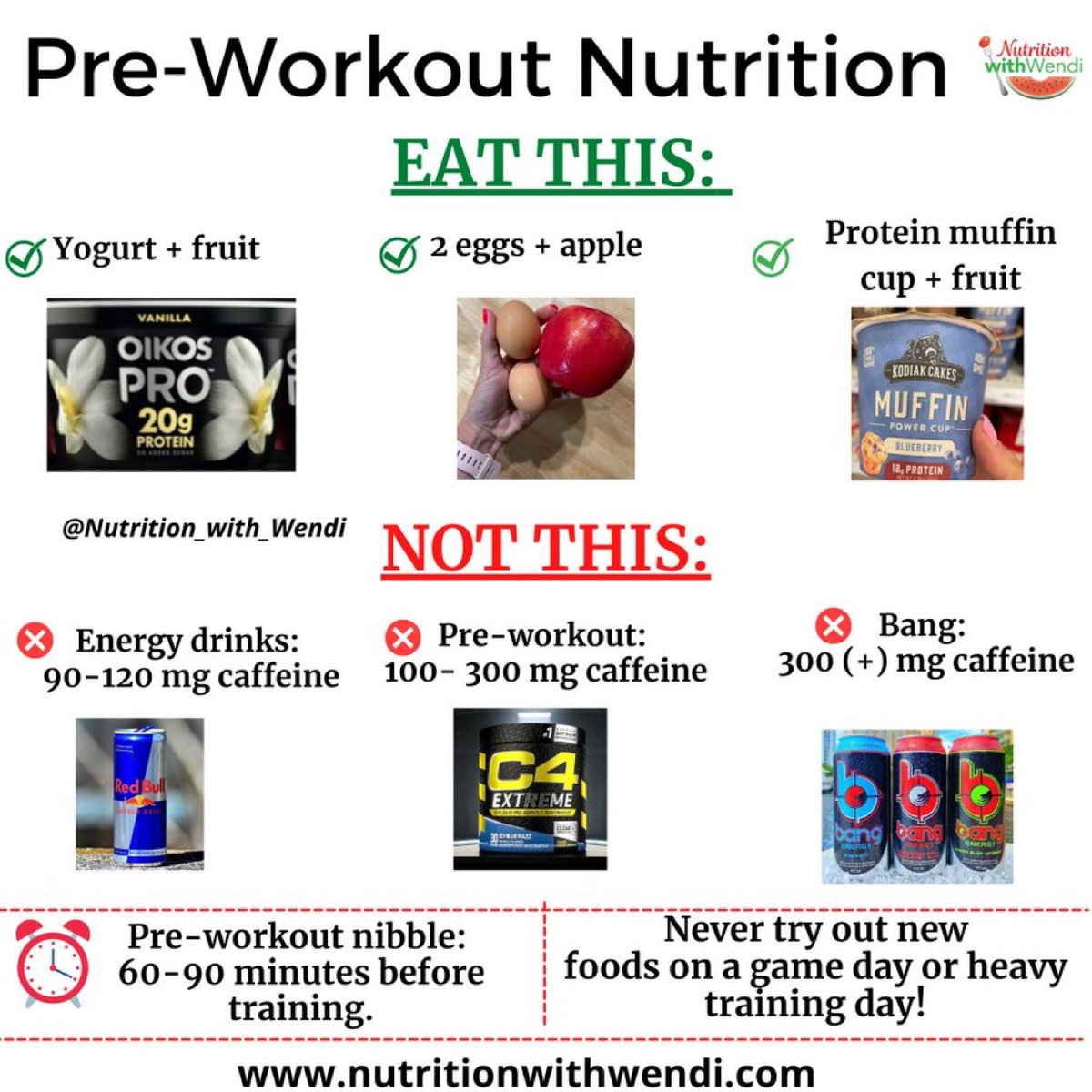 Attention Student athletes. A Celsius is not a proper breakfast. You’re tired all of the time because you’re not eating enough real food. Don’t skip breakfast and don’t skip your pre-workout protein and carbs!

If you need a pre-workout for "energy" you likely aren't:
❌Eating
