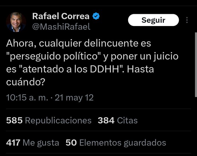 <a href="/MashiRafael/">Rafael Correa</a> Cómo anillo al dedo...