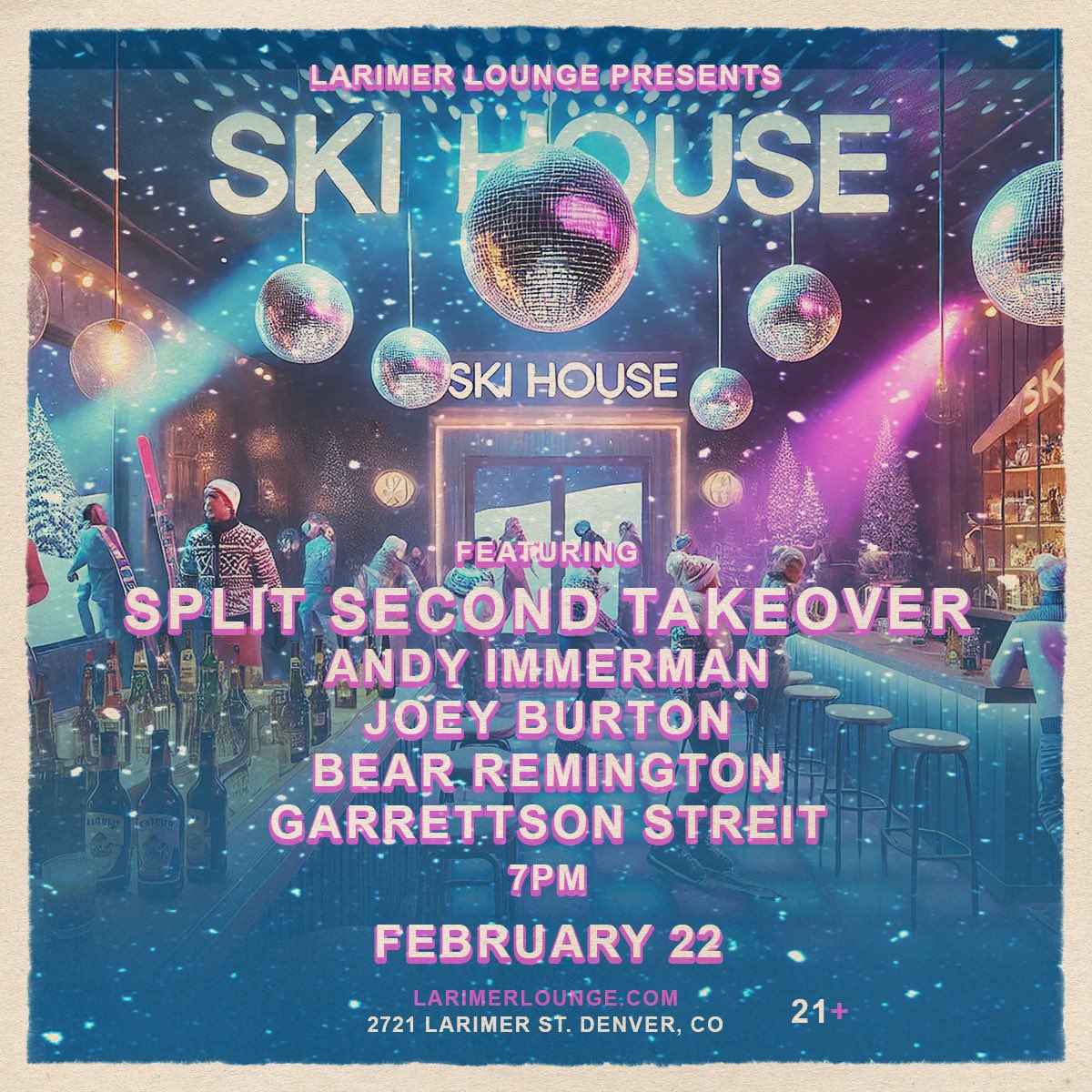 Tonight! Free show Denver