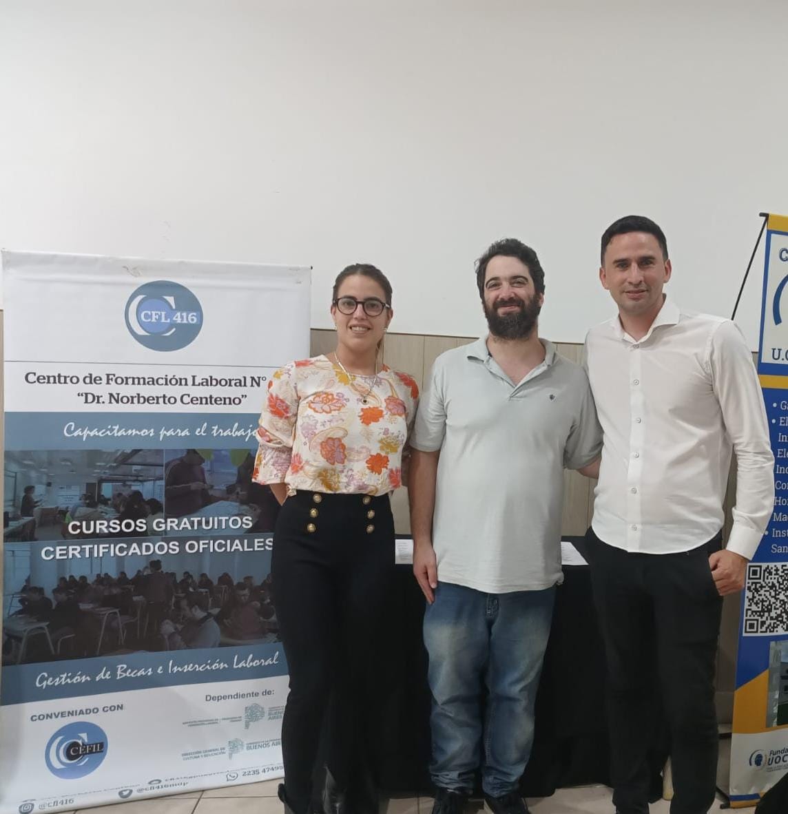 Junto a integrantes de nuestro Centro de Formación Laboral participamos de la Expo Sindical. Muestra de la oferta de formación para el trabajo de MdP.
Agradecemos a la CGT por la invitación y al Cfl 416 Mdp por sumarse a la propuesta.
 #transformandolarealidad 
#educacionpublica