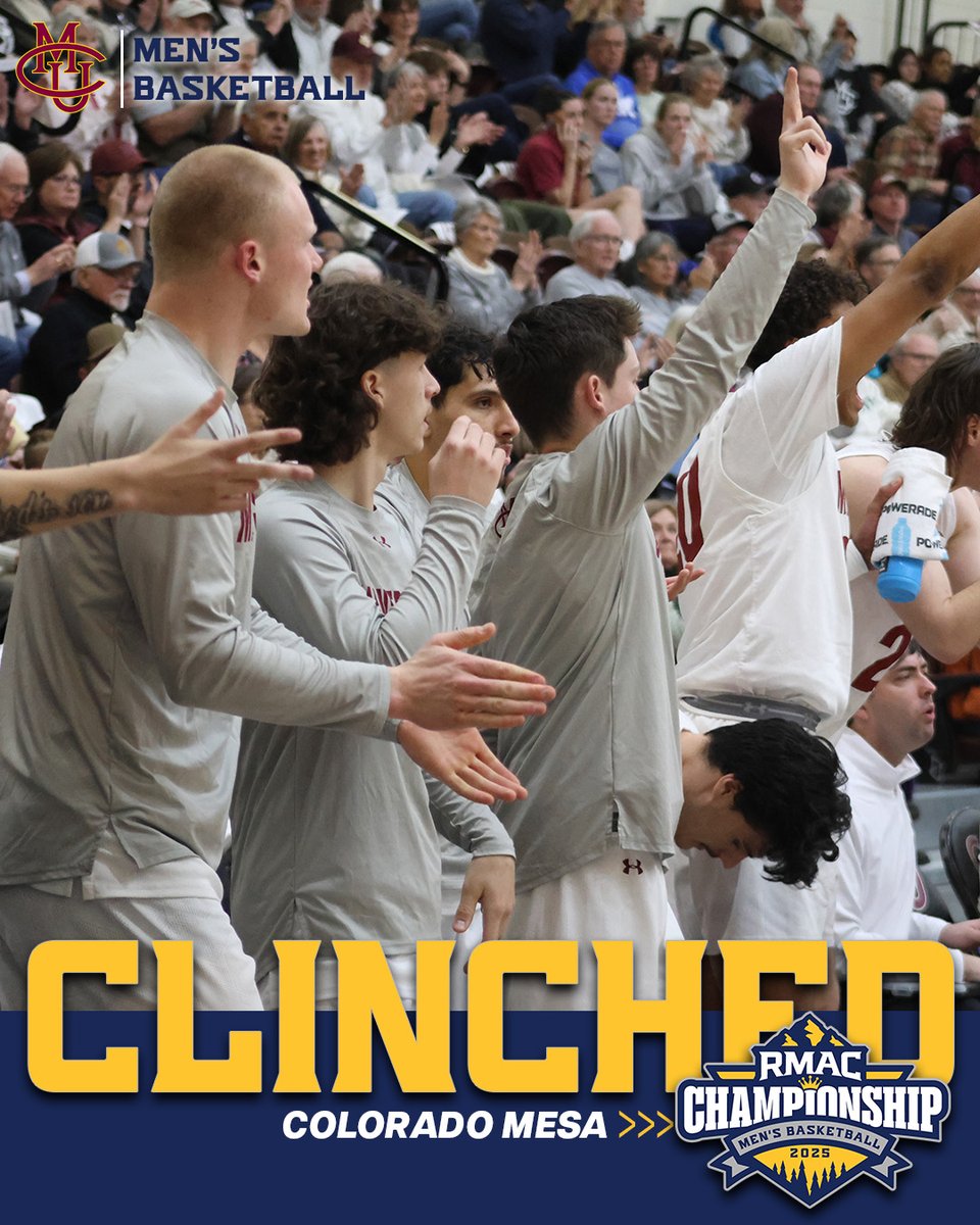 RMAC Sports (@rmac_sports) on Twitter photo Sixth 🎟️ Punched!
<a href="/CMUMavsMBB/">CMU Men's Basketball</a> wins at home to grab its ticket to the RMAC Men's Basketball Championship!
#EverythingElevated Sixth 🎟️ Punched!
<a href="/CMUMavsMBB/">CMU Men's Basketball</a> wins at home to grab its ticket to the RMAC Men's Basketball Championship!
#EverythingElevated