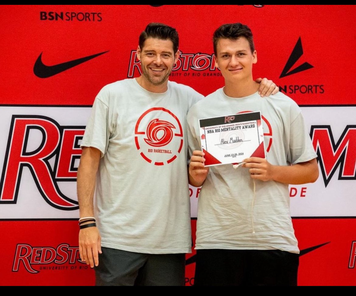 Alex Madden (@alexmadden34) on Twitter photo Thank you <a href="/coachAwood/">Ryan Arrowood</a> and <a href="/njmracek/">Nick Mracek</a> for a great game day visit and for giving me the opportunity to play basketball at Rio Grande. After going to basketball camp at Rio the last 3 years, this really means a lot. Thank you so much! Thank you <a href="/coachAwood/">Ryan Arrowood</a> and <a href="/njmracek/">Nick Mracek</a> for a great game day visit and for giving me the opportunity to play basketball at Rio Grande. After going to basketball camp at Rio the last 3 years, this really means a lot. Thank you so much!