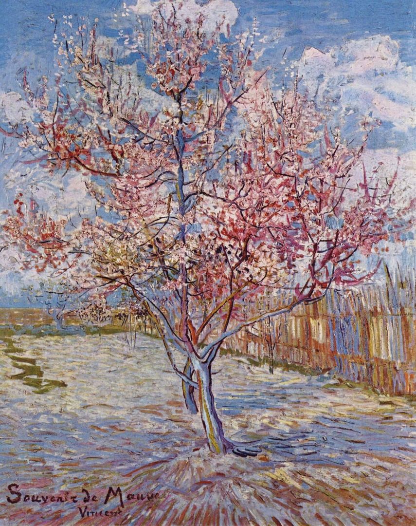 Havenlust's tweet photo. Pink Peach Trees, March 1888.

Vincent van Gogh https://t.co/kYamYVVpfA