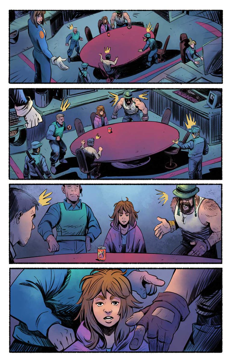 dannfranco's tweet photo. Some pages from a new project. Ginormous #4 #comics https://t.co/fls7MEcsTr