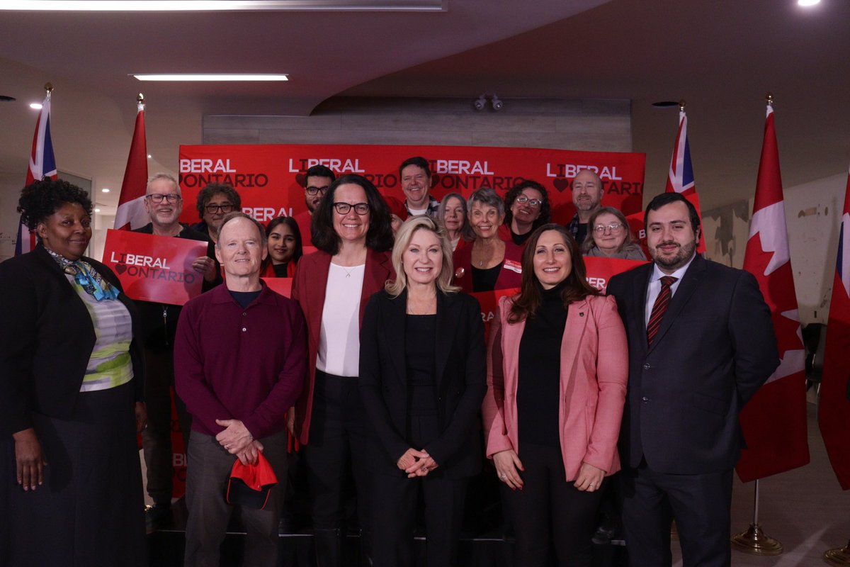 We were thrilled to welcome <a href="/BonnieCrombie/">Bonnie Crombie 🇨🇦</a> to our campaign office in Etobicoke-Lakeshore to launch the <a href="/OntLiberal/">Ontario Liberal Party | Parti Libéral de l'Ontario</a> fully costed platform. It’s time to get back to basics. Healthcare, affordability and newly announced education commitments. More at: leefairclough.ca