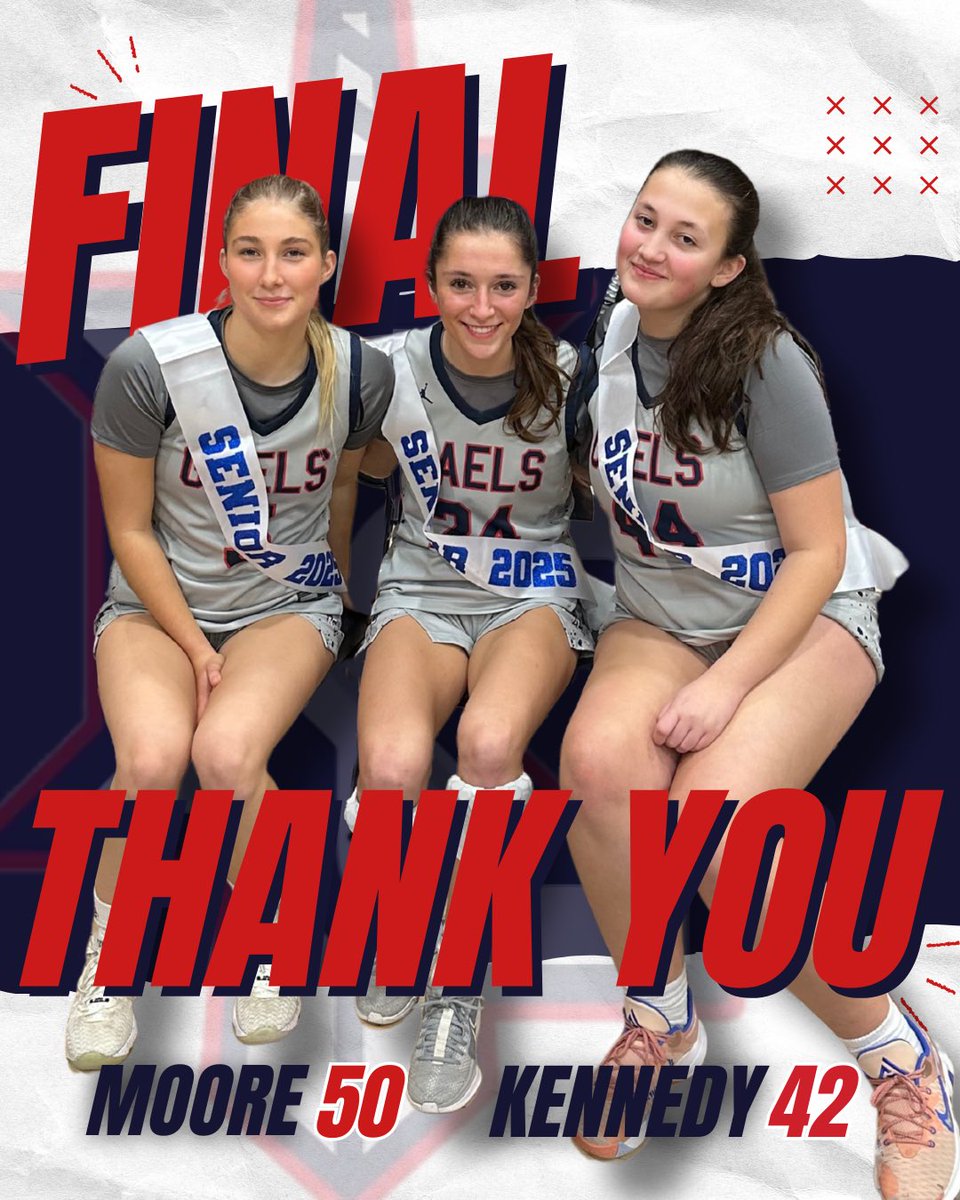 So proud of this team, unfortunately we came up short losing 50-42 to Moore Catholic. This group worked hard all year, it’s all a coach can ask for. We will miss our seniors, they’ve given so much on &amp; off the court, their presence and leadership has been unbelievable!