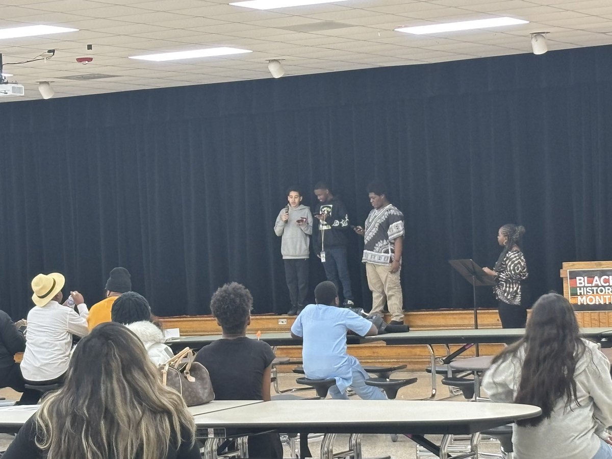ShotwellMS_AISD's tweet photo. Despite the rainy, cold weather, the Shotwell Black History Program was a success! Thank you to everyone who showed up and showed out. Your support and participation made this event truly special! #BlackHistoryMonth @DrKimJohnson07 @DrCrystalWatson @NdMccray @IB_MrsNelms https://t.co/2zyAUhfI9I