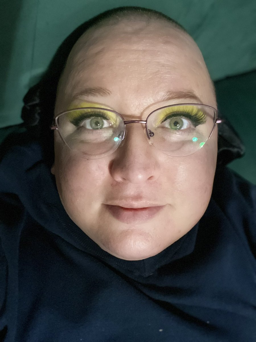 No hair don’t care! #baldhead