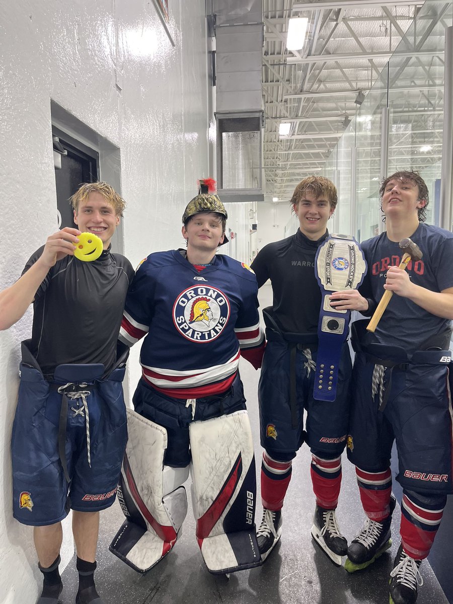 The Spartans win an OT thriller to advance to the sectional final! Evan Schmidt earns the Spartan with 35 saves, Rory Kvern picks up the Hammer, Lachlan Hoffman with the most blocks/game winning assist with the sponge and Ethan Pagel with the clutch OT winner gets the Belt!