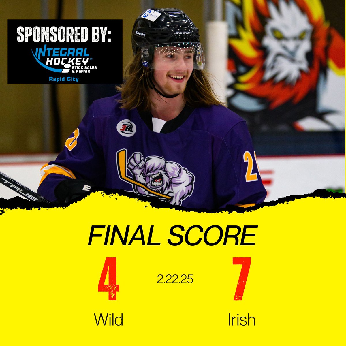 Tough end to the weekend with a 7-4 loss against the Butte Irish! 

🚨 
D. Hunziker (2)
R. Corl 
R. Schmidt 

SOG: 
Butte - 30
Gillette - 43

Thank you for all the support this season! We are away next weekend.