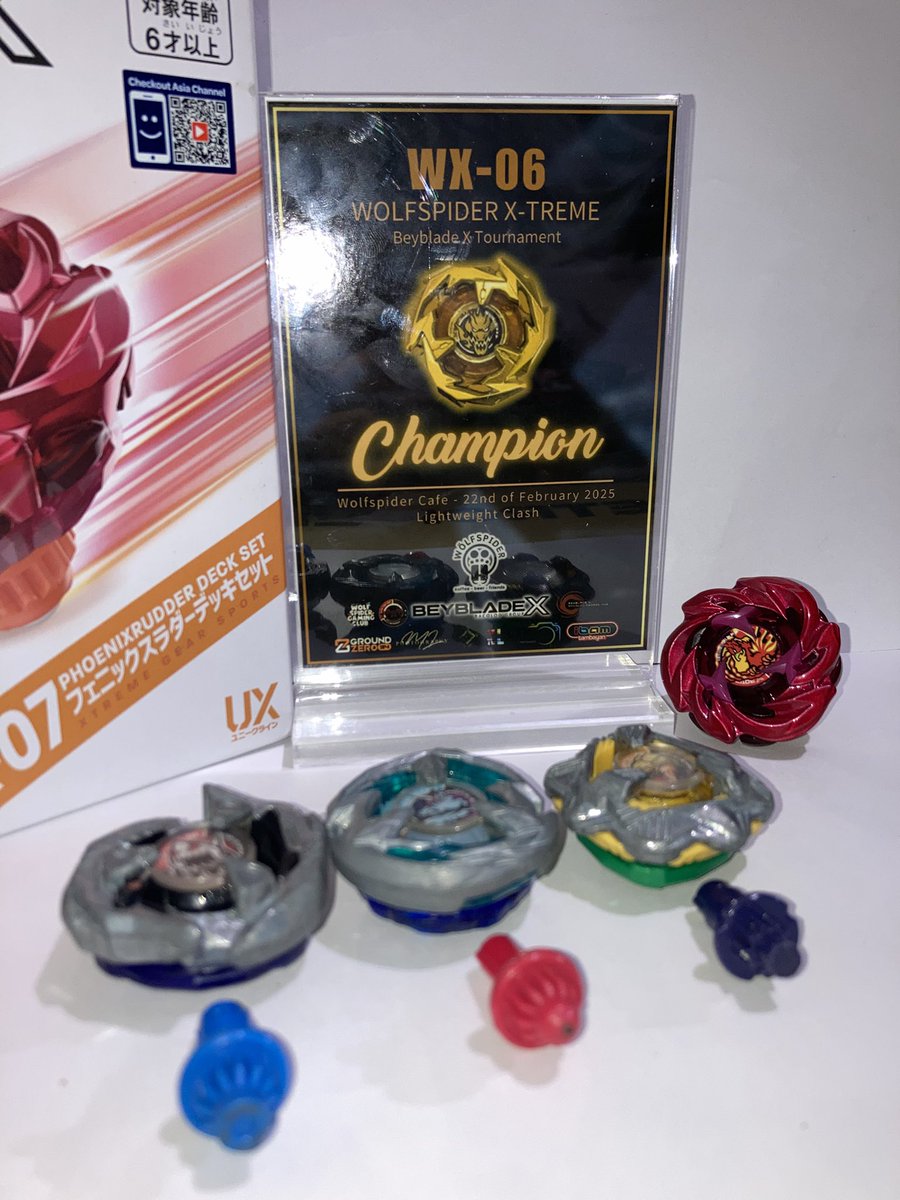 EntianNhel's tweet photo. Won 2 Belyblade X tournaments yesterday 
2nd Place on Official Ban Kee Tournament
Champion on Lightweight Clash

Deck Builds:
 
Ban Kee Tournament
SilverWolf 5-60 H
PhoenixWing 1-60 R
WizardRod 9-60 B

Lightweight Clash
SharkEdge 3-60 F
UnicornSting 9-60 B
BlackShell 1-60 R https://t.co/KAgwb7UcxD