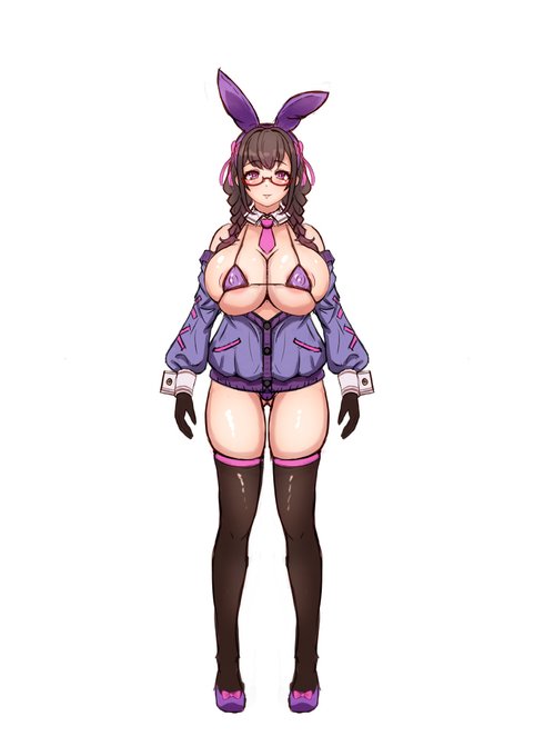 副部長はこんなデザインになりそう
普段は真面目な雰囲気の子 