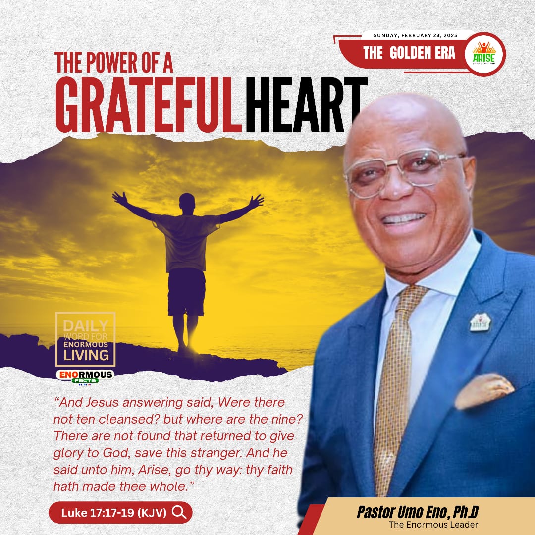 ProfPes's tweet photo. *THE POWER OF A GRATEFUL HEART*
Gratitude is a powerful force that shifts the focus from what we don’t have to the abundant blessings God has already given.
In Luke 17:17-19, we see Jesus’ disappointment at the lack of gratitude shown by the nine lepers who were healed... https://t.co/slHWYtK49W