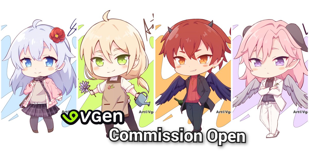 (Repost are really appreciated!) 🩵

Hello! I open commissions on Vgen and if you are interested you can visit my vgen account link on my bio. thank you.. 🩵

#VgenComm #VgenOpen #Vtubers
