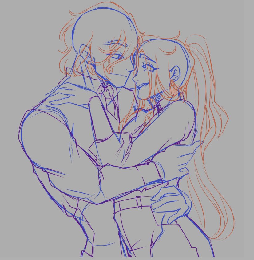 Pyxcit's tweet image. Maybe my art block is gone 🩵