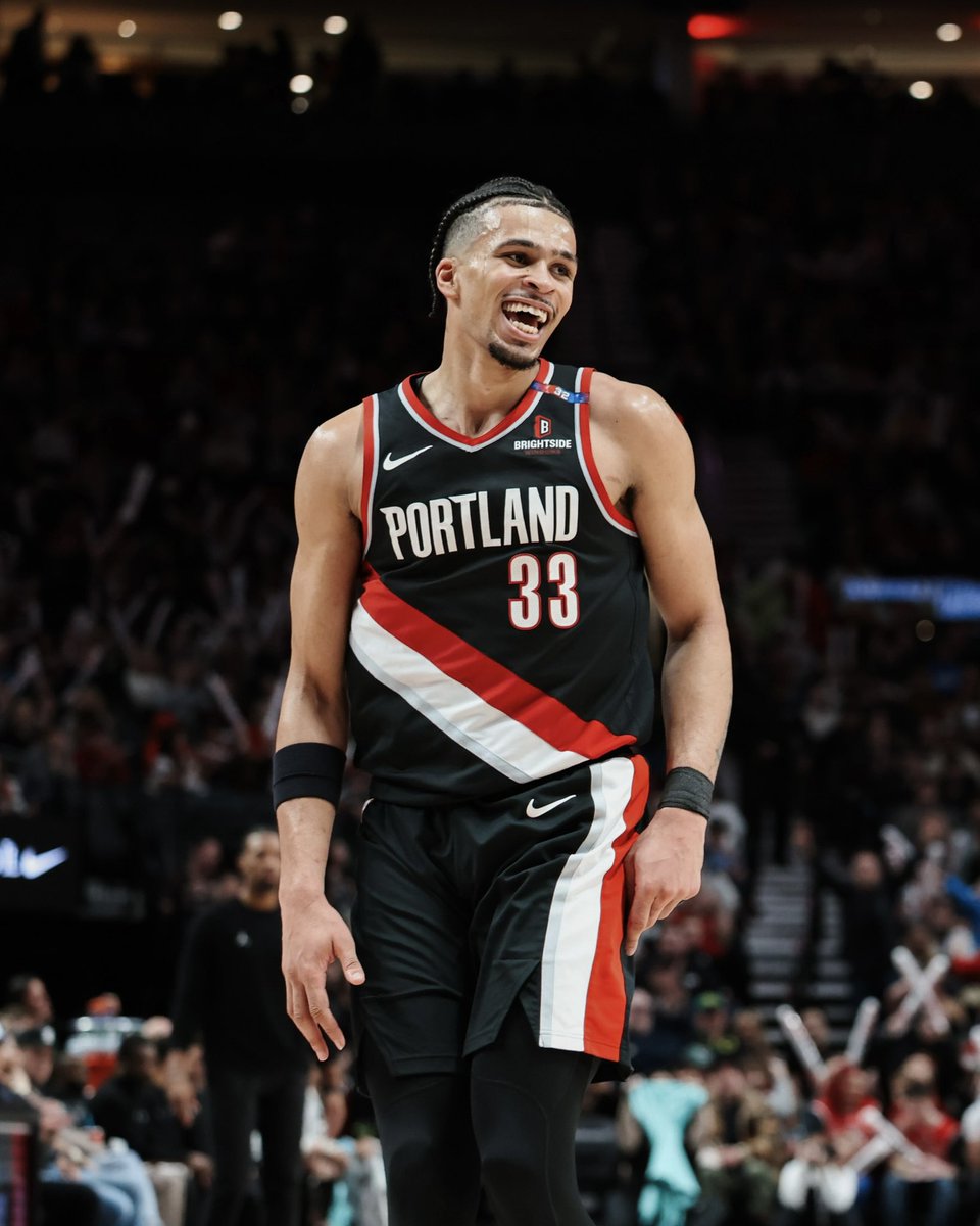 trailblazers's tweet photo. TOUMANIACS 👋👋👋

▫️+/- +45 (T-Franchise Record)
▫️ 20 PTS
▫️ 10 REB
▫️ 6 AST
▫️ 2 BLK https://t.co/XIe3uBrEE8