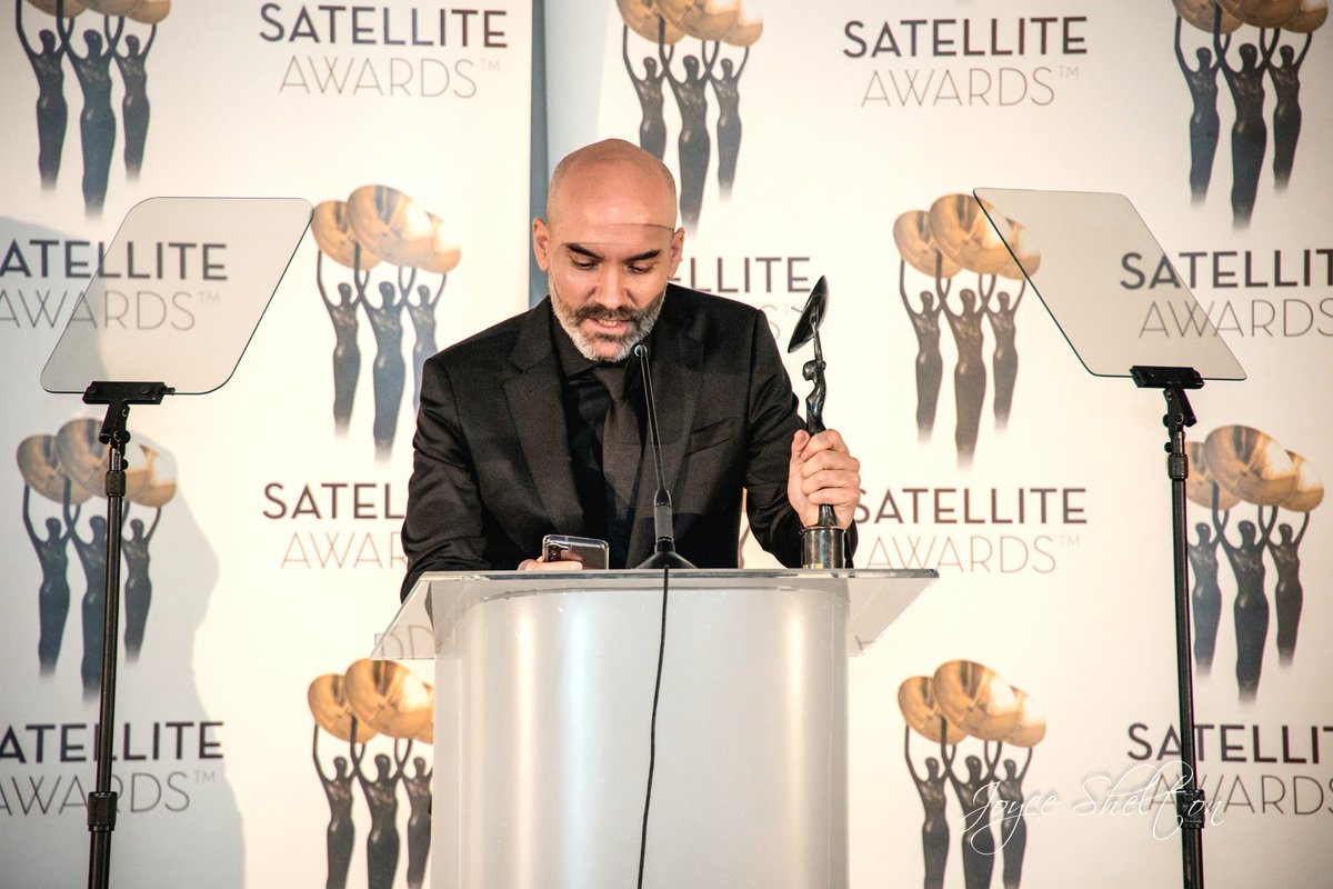 FJ6utierrez's tweet photo. Thank you, @SatelliteAwards #InternationalPressAcademy for this incredible honor #AuteurAward https://t.co/DS1aBqWPRK