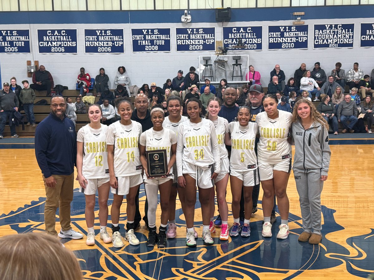 🏆 Conference Champions! 🏆

Our Varsity Girls' Basketball team fought hard in the Conference Finals yesterday against The Covenant School, winning 56-48 in a tight, intense game! 🔥👏

Way to go, Lady Chiefs! We are so proud of you! 🏀💛💙

#Champs #GoChiefs #carlisleschool