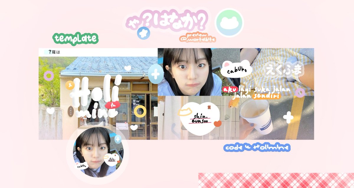 wortelbite's tweet photo. ... Help repost! 💬____💬 :3. Sankyu! 🫵🏻❓️

Temen- temen aku bawa 5 template layout moodie yang bisa di take hari ini jam 18.50 WIB  untuk harga boleh check di alt masing- masing nee 📺🗯 scroll down buat info lebih detail ... 

📎. #zonauang #zonaba https://t.co/J48FP7ixpY