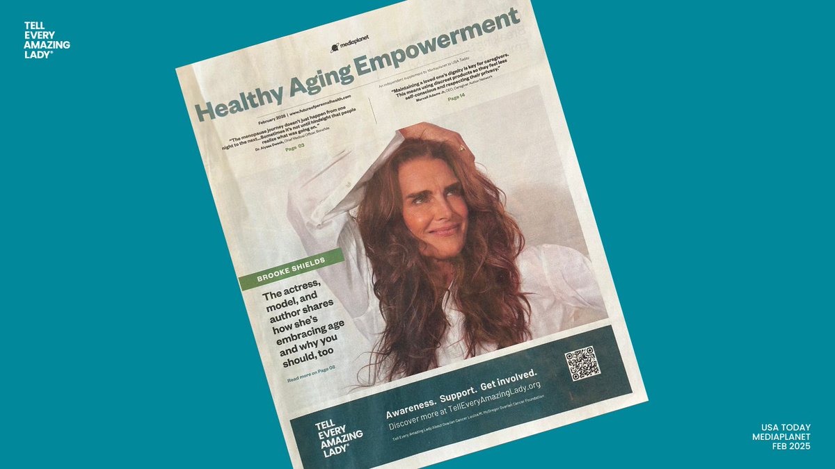 Tell Every Amazing Lady® (@tealwalk) on Twitter photo Exciting news! We’re so proud that Tell Every Amazing Lady® got to be a part of @MediaPlanetUSA’s Healthy Aging Empowerment insert. You can find it in @USAToday! Make sure to check out the amazing interviews with <a href="/BrookeShields/">Brooke Shields</a> and #NaomiWatts. Then scan our QR code to head over Exciting news! We’re so proud that Tell Every Amazing Lady® got to be a part of @MediaPlanetUSA’s Healthy Aging Empowerment insert. You can find it in @USAToday! Make sure to check out the amazing interviews with <a href="/BrookeShields/">Brooke Shields</a> and #NaomiWatts. Then scan our QR code to head over